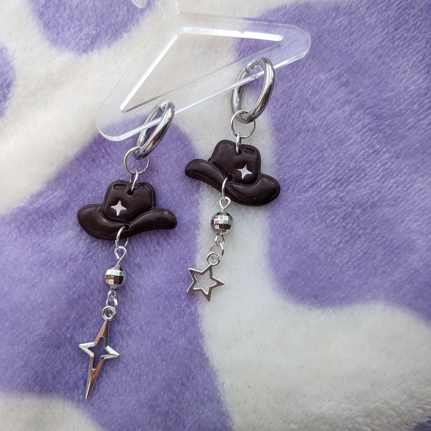 Cowgirl Charm Hoops *MADE TO ORDER*
