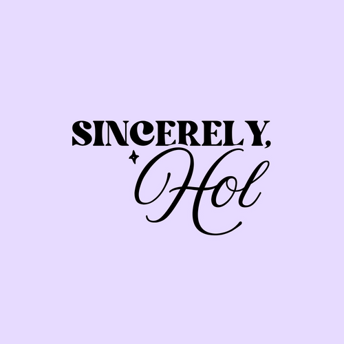 Sincerely, Hol