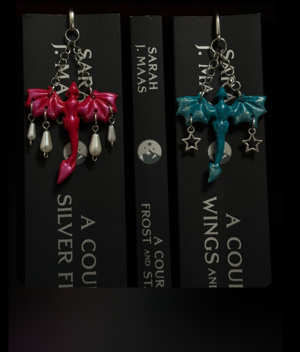 *customised dragon bookmark*🐉