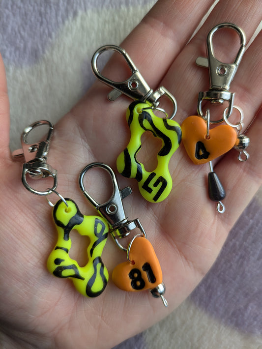 Papaya keyrings