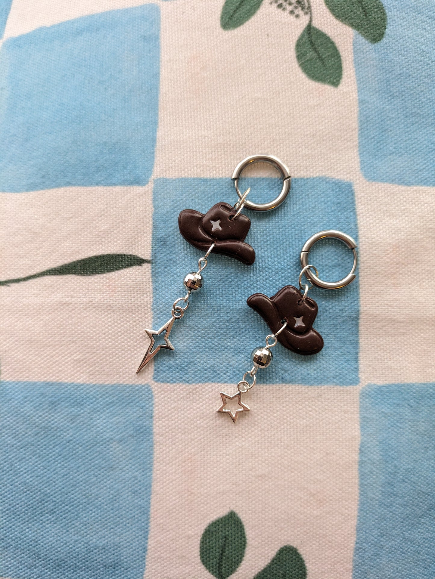 Cowgirl Charm Hoops *MADE TO ORDER*