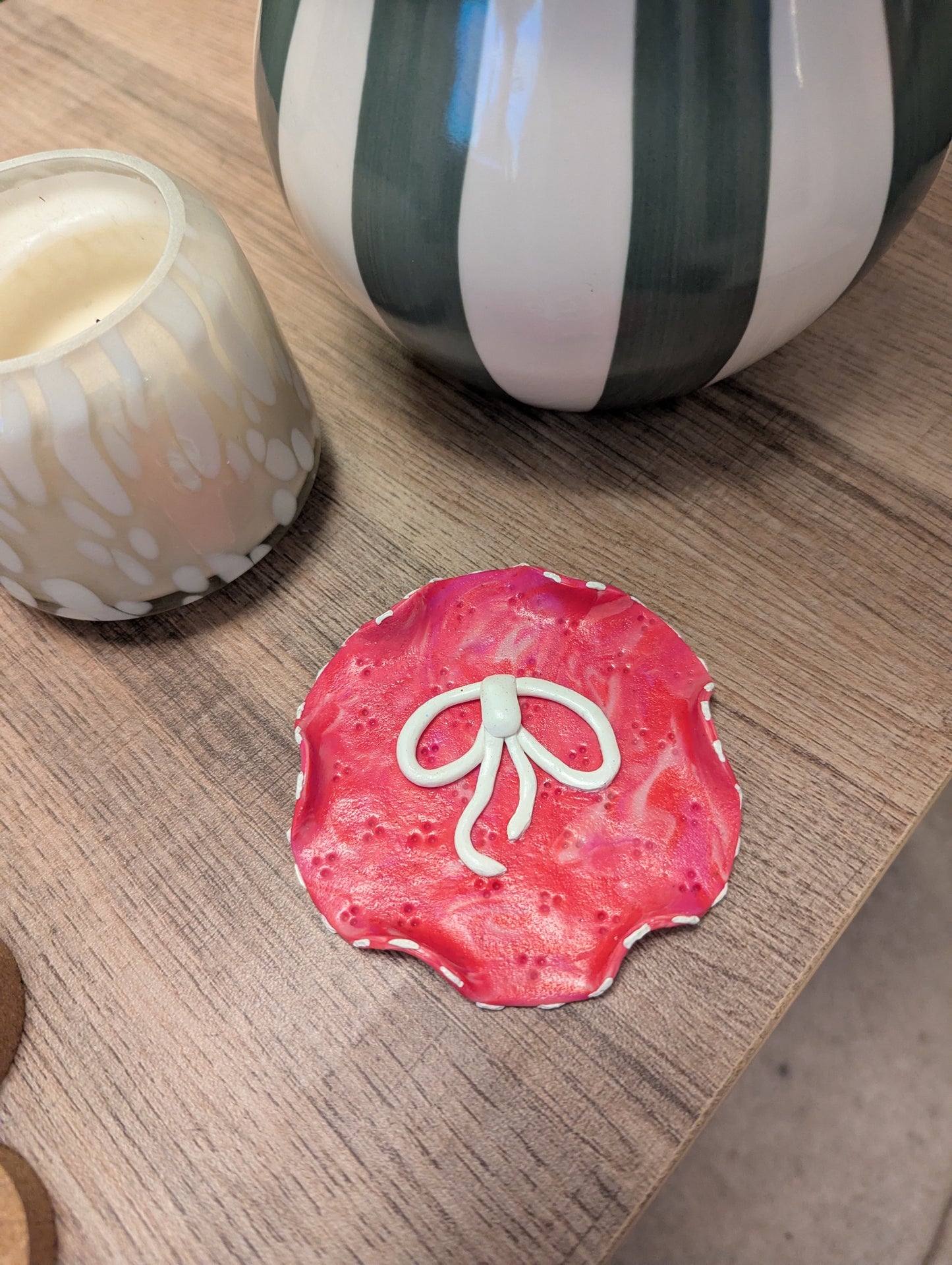 Pink box trinket dish