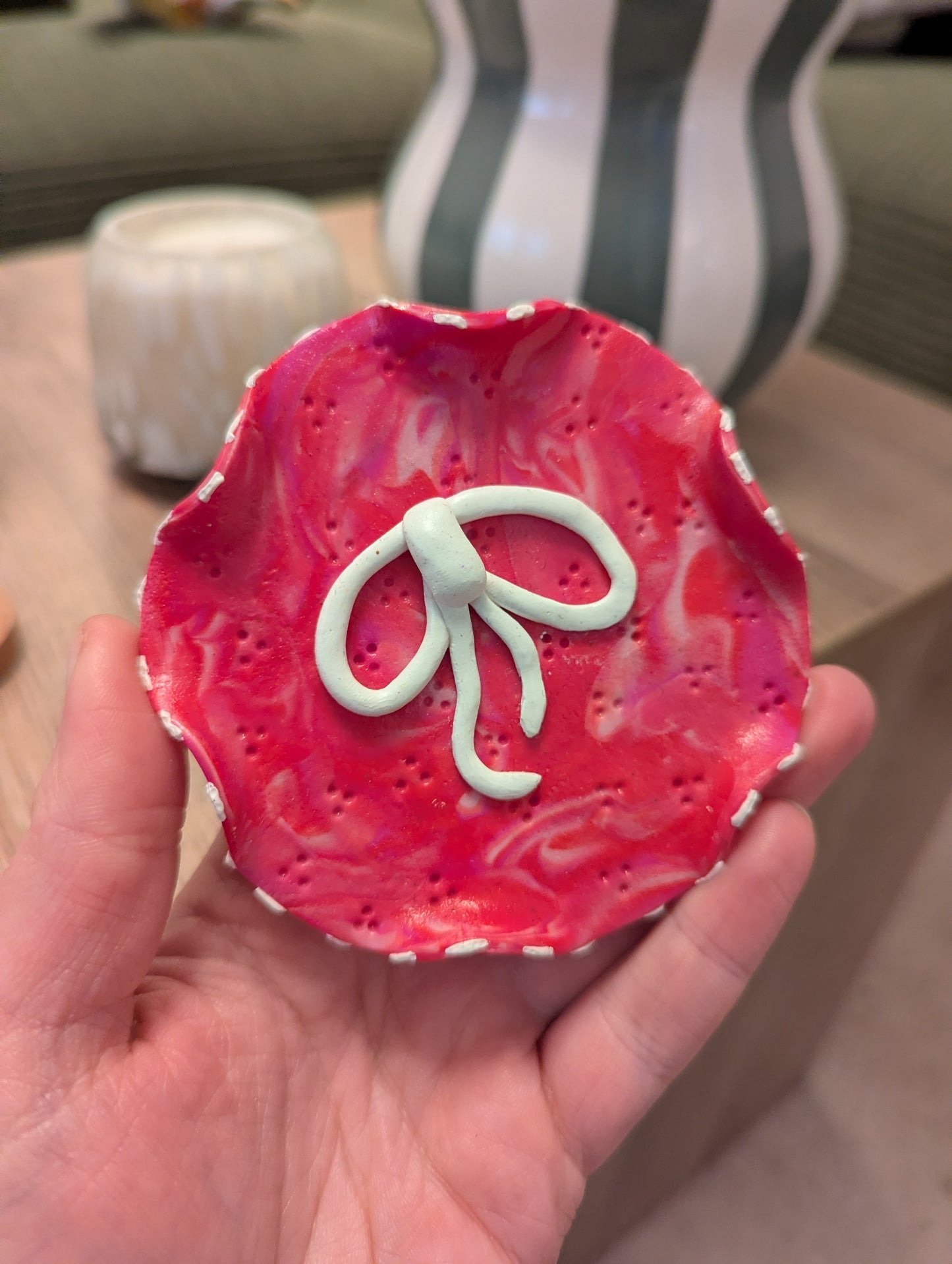 Pink box trinket dish