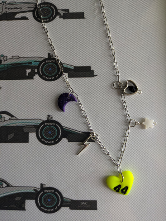 '44' charm necklace