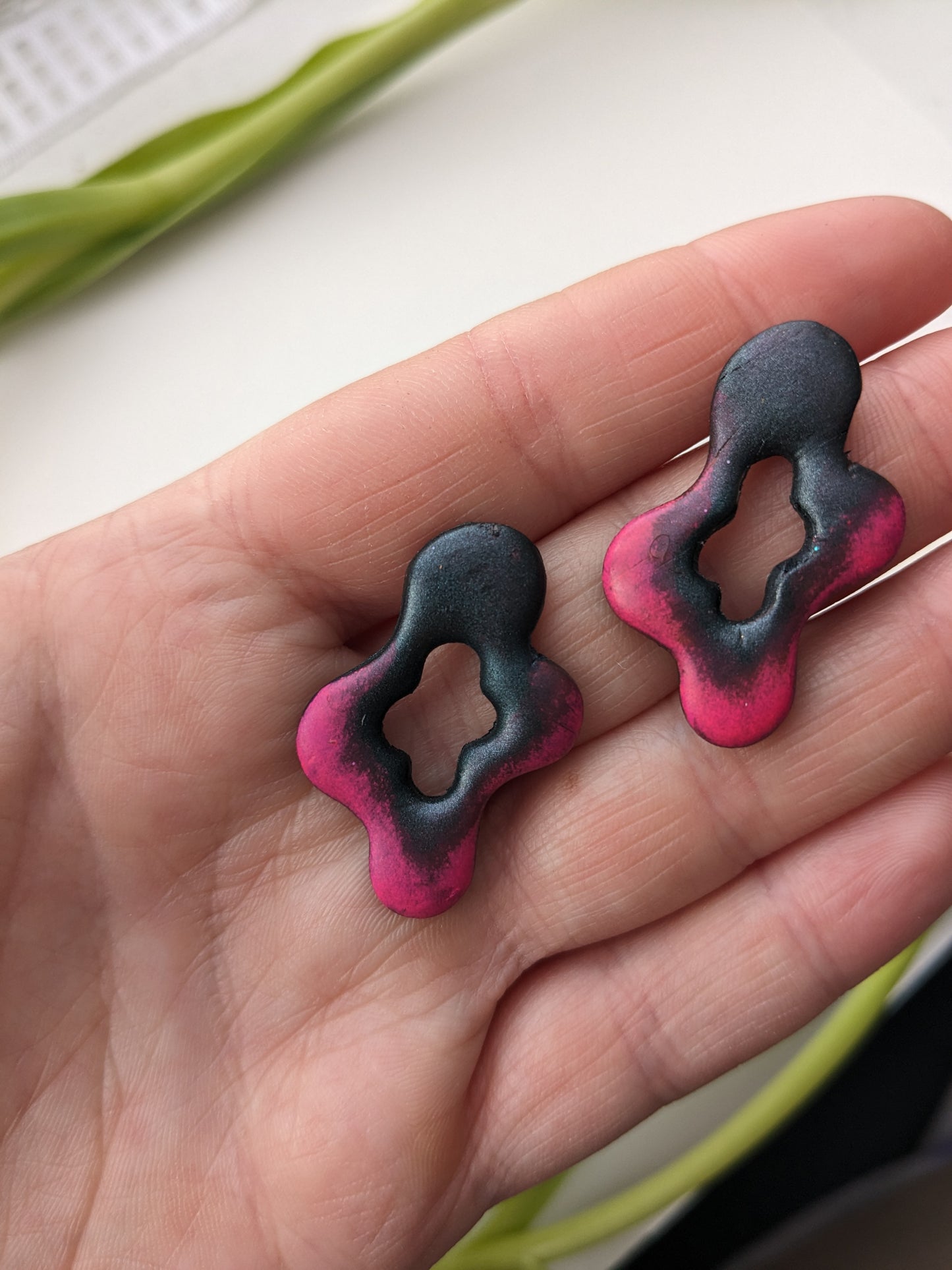 Pink Ombre Squiggles